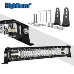 LED Light Bar Rigidhorse Triple Row 23 Inch 216W LED Work Light Spot Flood Combo LED Lights Led Bar Driving Lights Trucks Off Road Lights SUV Lighting With Adjustable Mounting Bracket