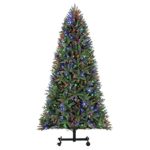 Home Heritage Alaska 6′ – 7.5′ Grow & Stow Dual Colored Light Christmas Tree