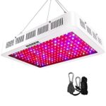 HIGROW 2000W Double Chips LED Grow Light Full Spectrum Grow Lamp with Rope Hanger for Indoor Greenhouse Hydroponic Plants Veg and Flower