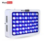 Dimmable LED Aquarium Light 180W Full Spectrum with 2 Bands For Coral Reef Grow For Plants Fish Tank Aquarium Decorations Include White & Blue