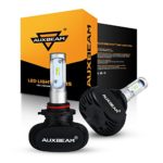 Auxbeam LED Headlight Bulbs NF-S1 Series LED Headlights with 2 Pcs of 9005 PHILIPS CSP LED Headlight Conversion Kit 50W 8000lm Single Beam – 1 Year Warranty