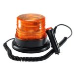 Led Strobe Light,AnTom Amber Emergency Magnetic Flashing Warning Beacon for Truck Vehicle with 12v Cigarette Lighter Plug(30 Led)