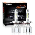SUNMEG LED Headlight Bulbs Conversion Kit, 100W 12000 Lumen (6000K Cool White), H4 (9003) Hi/Lo Beam Head Light, Safer Bright 36x CSP Les, 2 Yr Warranty