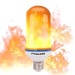 Flame Bulb, E26 LED Flame Effect Light Bulb, Decorative Fire Light for  Holiday/ Home/ Bar