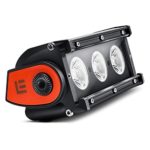 Lumen N130X-1-FL – 6″ 30W Single Row Flood LED Light Bar w Illuminated End Caps