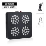Full Spectrum 4-Spot Gow Light – Maravi OURLED60 300W Indoor Growing Led Plant Lights, Designed to Better Meet the Needs of Cannabis, 33 Feet Coverage, 50,000+hrs, Heavy-Duty 100%, 5-Year Warranty