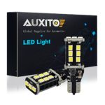 AUXITO 912 921 LED Backup Light Bulbs High Power 2835 15-SMD Chipsets Extremely Bright Error Free T15 906 W16W for Back Up Lights Reverse Lights, 6000K White (Pack of 2)