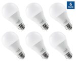 Hyperikon A19 LED Light Bulb, 14W (100W Equivalent), 4000K (Daylight Glow), 1540 Lumens, Non-Dimmable, Medium Screw Base (E26), UL – Great for Living Room, Lamps, Ceiling Light (6 Pack)