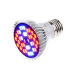 Yi-Create 9W Full Spectrum LED Plant Grow Light Bulb AC110V 40LEDs High Power SMD5730 Chip Aluminum alloy radiator Red Blue White IR UV Ray For Plant Growth and Flowering Results (1PCS/Pack)
