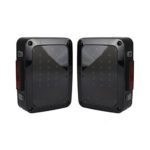 DIYTUNINGS Smoked LED Tail Lights for Jeep Wrangler 2007-2017-Pair