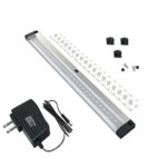 [New] EShine 12 inch LED Dimmable Under Cabinet Lighting Kit! Hand Wave Activated – Touchless Dimming Control – Bright, Strong and Stable – Easy to Install – Deluxe Kit, Cool White (6000K)