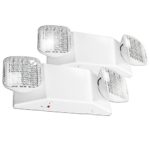 eTopLighting 2pcs x LED Emergency Exit Light Fixture – Standard Square Head UL924, AGG2460