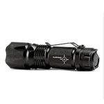 FLASHMIGHT Tactical Flashlight – Amazingly Bright 400 Lumen LED 3 Mode Zoomable Tactical Flashlight, Black