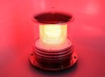 Solar Dock Warning Light – Waterproof Solar Dock Lighting – RED LED Flashing 360 Degree Lighting