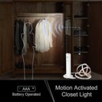 Motion Sensor Closet Light, WILLED Motion Activated Under Cabinet Light with Dual Mode, Stick-on Anywhere Wireless Battery Operated Flexible LED Strip Night Light for Stair, Crib Baby Bed