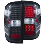 AnzoUSA 311215 Black LED Tail Light for Chevrolet Silverado