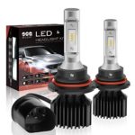 9004/HB1 LED Headlight Bulbs Conversion Kit, DOT Approved, Dual High/Low Beam, SEALIGHT X1 Series Xenon White 6000K, 2 Yr Warranty