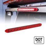 OLS 15″ 11 LED Red Trailer Light Bar [Waterproof – IP65] [DOT Compliant] [Reflective Lens] [Park/Brake/Turn] Clearance ID Marker Brake Tail Light for Trucks