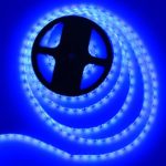 MEILI Waterproof Blue LED Light Strip, 16.4 Ft / 5 m 300 Units SMD3528 Led Strip Lighting (Power Adapter is Not Included)