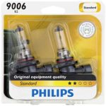 Philips 9006 Standard Halogen Replacement Headlight Bulb, 2 Pack