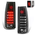 SPPC Black LED Tail Lights For Chevy Full Size – Passenger and Driver Side