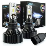 JDM ASTAR Newest Version G4 8000 Lumens Extremely Bright AEC Chips 9012 All-in-One LED Headlight Bulbs Conversion Kit, Xenon White