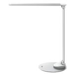 TaoTronics LED Desk Lamp with USB Charging Port, Eye- care Dimmable Lamp, Metal, Glare-Free, 5 Color Temperatures with 5 Brightness Levels, Touch Control, Memory Function
