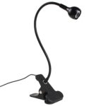 Flexible USB LED Reading Light Desk Table Lamp Clip-on Work Night Lamp +Switch