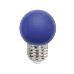 AWE-LIGHT LED Light Bulb 1W Coloured Round G45 E26 LED Color Light Bulb Lamp for Wedding Halloween Christmas Party Bar Mood Ambiance Decor (Blue)