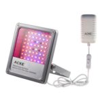 ACKE LED Grow Lights Fixtures Plant Lights 24W for Plants’ Seedlings Hydroponics Green House Aeroponics Herbs Veg. Flower (SMD with switch)