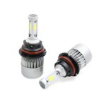 X AUTOHAUX COB 9004 High Low LED Headlight Bulb Conversion Kit 72W 8000LM 2 pcs