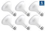 Hyperikon BR30 LED Bulb Dimmable, 9W (65W Equivalent), 5000K (Crystal White Glow), Wide Flood Light Bulb, Medium Base (E26), UL & ENERGY STAR – Great for Garage, Laundry Room, Kitchen (6 Pack)