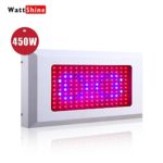 LED Grow Light 450W Hydroponics System lighting, Full Spectrum for Indoor Plants Veg and Flower Growing White