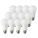 Premalux LED 60W A19 12 Pack, Soft White (2700K), Dimmable, Energy Star Rated Light Bulbs