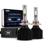 9012/HIR2 LED Headlight Bulbs Conversion Kit ( DOT Approved ) SEALIGHT High Low beam Light Bulbs (9012 HIR2)- HID Xenon White 6000K