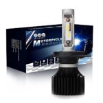 H4/9003 LED Motorcycle Headlight Bulbs Conversion Kit, DOT Approved, SEALIGHT High/Low Beam – 6000K, 2 Yr Warranty