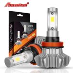 H11 LED Headlight Bulbs Autofeel 12V 8000LM Waterproof IP68 Super Bright Car Exterior White Light Built-in Driver Lamp All-in-One Conversion Bulb Kit Fog Light with Cool White Lights – 1 Year Warranty