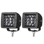 Quad Row LED Pods, AKD Part 2pcs 84W LED Light Bar 4 inch Spot Beam Philips LED Work Lights Driving Lights Super Bright LED Cube Off Road Lights for Truck Motorcycle Boat, 2 Years Warranty
