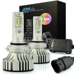 JDM ASTAR Newest Version 7th Generation 8000 Lumens Extremely Bright 9006 LED Headlight Bulbs Conversion Kit, Xenon White