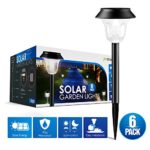 [2018 UPGRADED] Solar Lights Outdoor for Garden/Pathway/Walkway Decoration, 7 LM LED Auto ON/OFF Operation & IP44 Waterproof, Anti-corrosion Firm Design, Suits for Yard, Lawn, Patio, Driveway