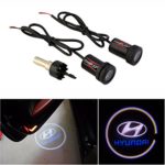 CHAMPLED For HYUNDAI Laser Projector Logo Illuminated Emblem Under Door Step courtesy Light Lighting symbol sign badge LED Glow Car Auto Performance Tuning Accessory