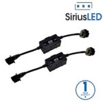 SiriusLED Canbus Decoder Error Canceller Anti Flickering Wire Harness for LED Headlights Size H13 9008 Pack of 2