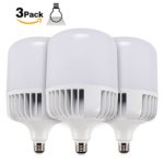SUNTHIN (3-Pack) Daylight LED Bulbs, 5500K, 4000LM, 300W Replacement, Yard Light Bulb, LED Corn Light Bulb