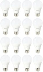 AmazonBasics 75 Watt Equivalent, Soft White, Non-Dimmable, A19 LED Light Bulb | 16-Pack