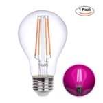 TIMI Lighting LED Grow Lights Bulb, LED Plant Growing Lamp for Hydroponics, Greenhouse, Indoor Gardening, Marijuana, 60 watts Equivalent LED Filament Plant Lights Non-Dimmable, E26 Medium Base, 1 Pack