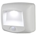 Mr. Beams MB530 Wireless Battery-Operated Indoor/Outdoor Motion-Sensing LED Step/Stair Light, White