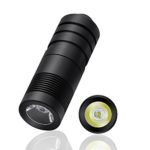 KUWAN Mini Aluminum LED Flashlight Small Keychain Portable Design Ultra Bright Torch For Home Hiking Camping Travelling Hunting Fishling BBQ EDC(Battery Included)