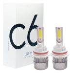 JLM C6 9007 LED headlight bulb conversion kit (1 pair hi/lo bulb, ultrawhite, also fit HB5, 36W)
