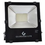 GLORIOUS-LITE LED Flood Light, 100W(500W Halogen Equiv), IP66 Waterproof Led Work Light, 6500K Daylight White, 8000lm, 110V, Outdoor Flood light for Garage, Garden, Lawn and Yard.