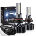 9005/HB3 LED High Beam Headlight Bulbs Conversion Kit, DOT Approved, SEALIGHT S1 Series 9145/H10 Fog Light Bulbs – Xenon White 6000K